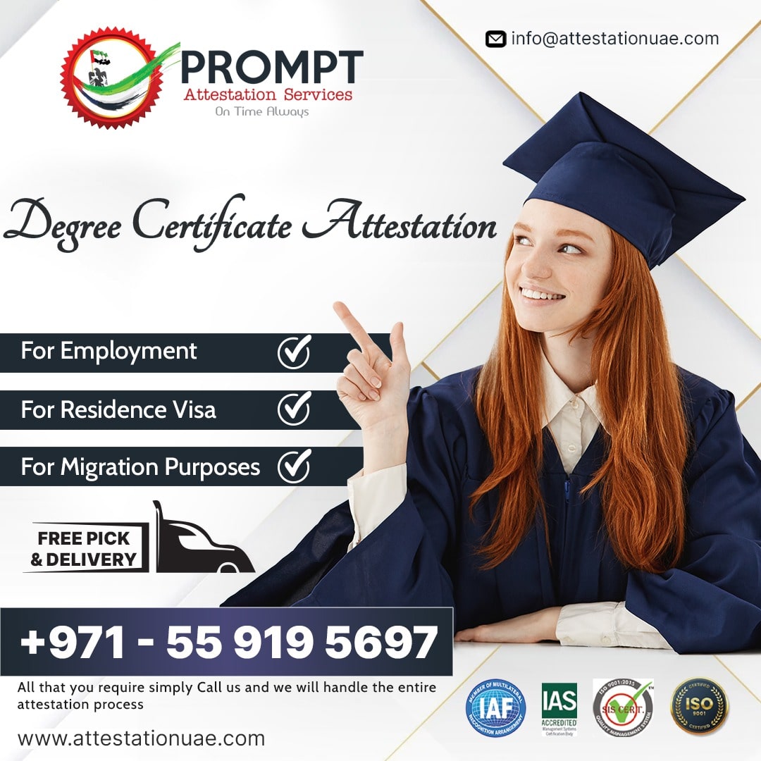 Professional and Reliable Degree Certificate Attestation Services in Dubai UAE