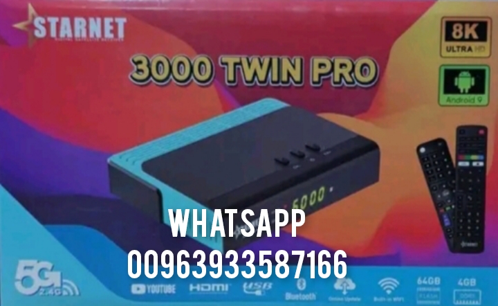  رسيفر ستارنت ٣٠٠٠STARNET 3000 TWIN PRO STARNET 3000 TWIN PRO CPU AMLOGIC forever  