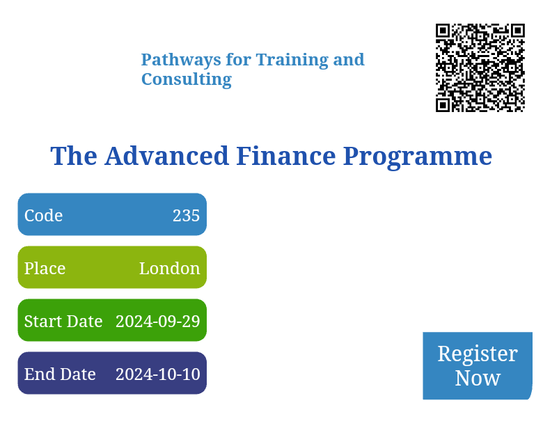 Course: The Advanced Finance Programme شركة باثويز التدريب والاستشارات 