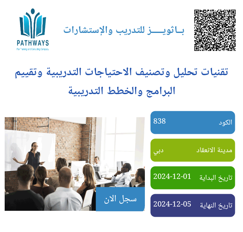  Course: Techniques for analyzing and classifying training مركز باثويز للتدريب 