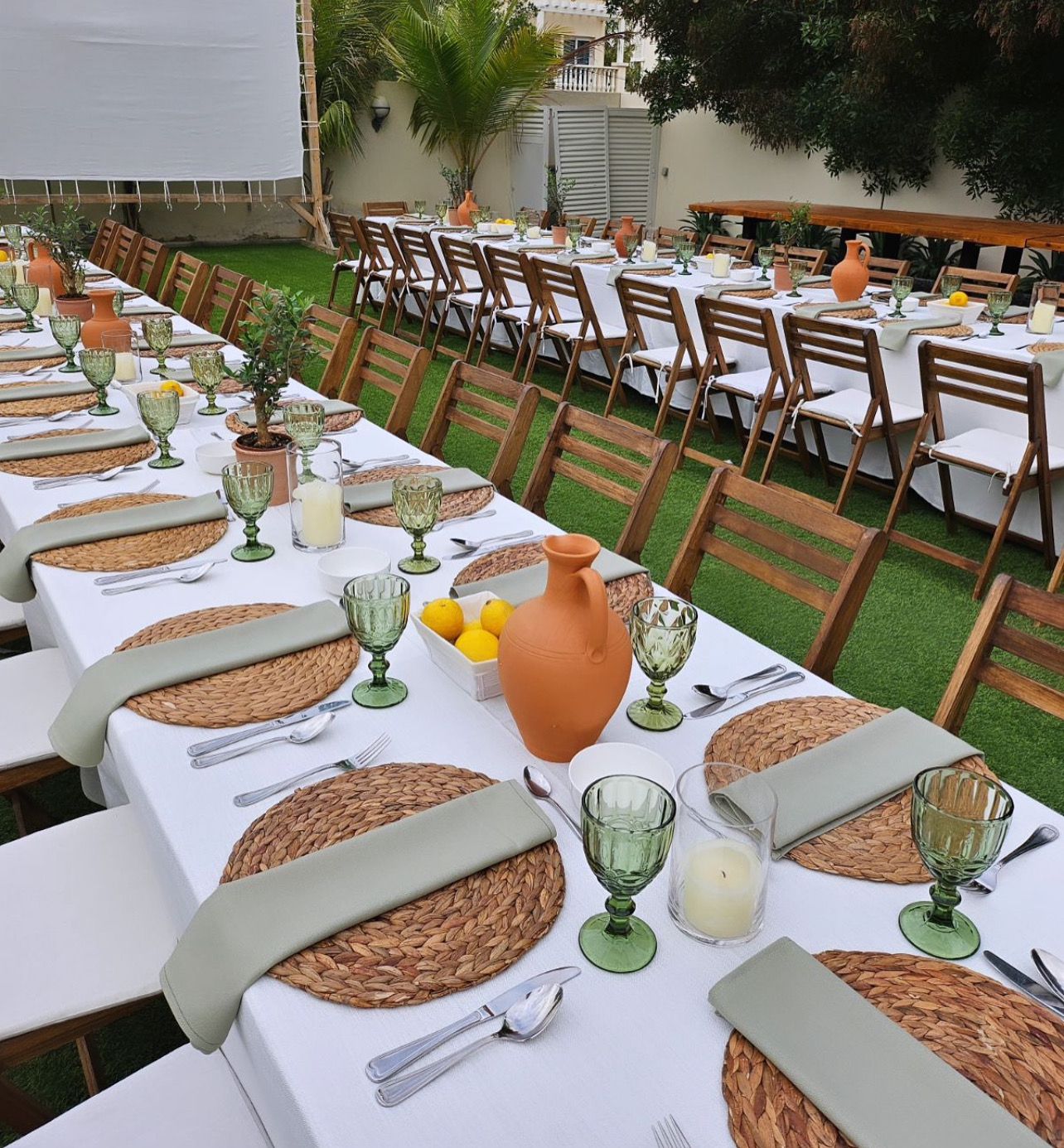 VIP Wooden & Glass Tables And Chairs Rentals In Dubai - Luxury Event Furniture  details