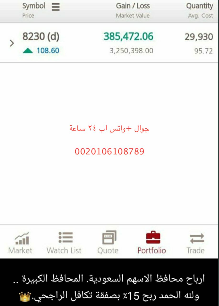 خدمات التوصيات وادارة محافظ البورصات السعودية والامريكية والعملات باعلي ربح اسبوعي 