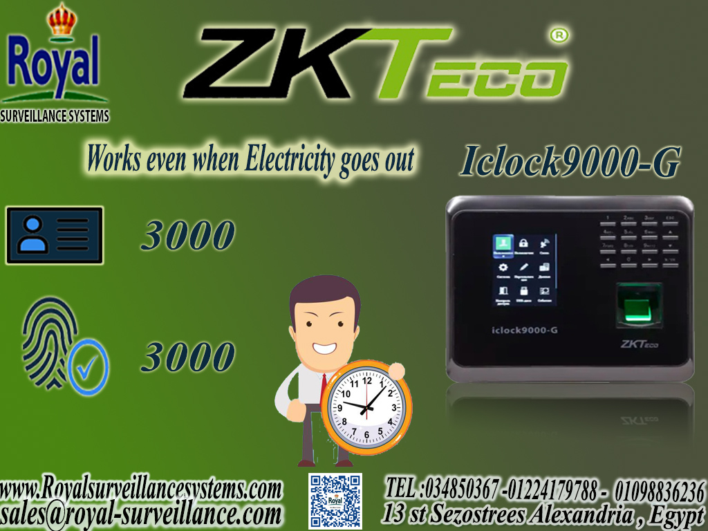 اجهزة حضور وانصراف ماركة في اسكندرية ZK Teco  موديل Iclock9000-G