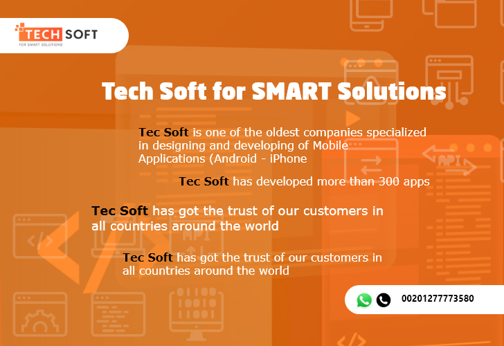 Tech Soft for SMART Solutions | mobile application development | website design 